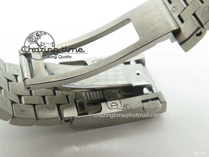 MIROTIME 0114 Minimalist Pilot Chrono 3777 43mm ZF 1:1 Best Edition Black Dial On SS Bracelet A 7364